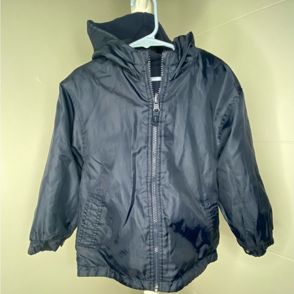 Kids Boys Hoodie Zipped Up Jacket Reversible Size 4